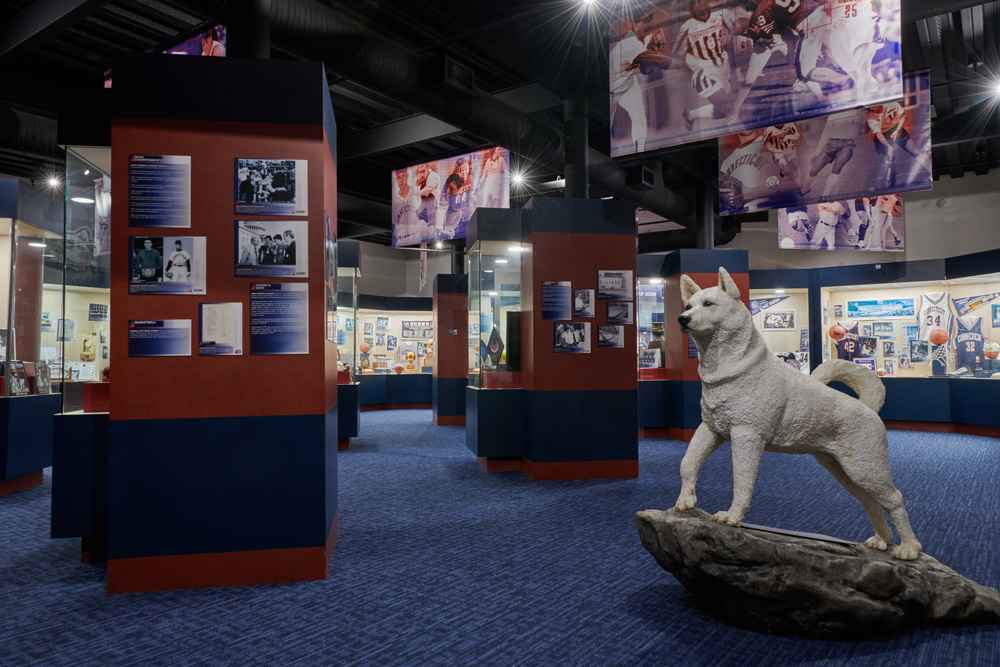 Husky Heritage sports museum exhibitions